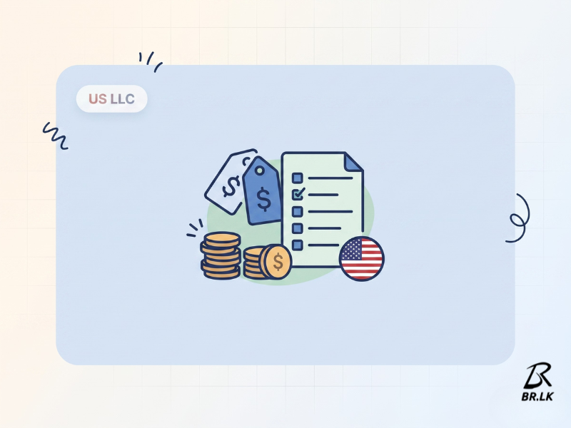 7 US LLC Costs & Annual Fees for non residents: A Checklist for Sri Lankans (2026)