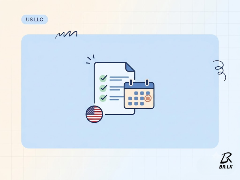 US LLC Annual Compliance for  Non-resident: A Guide for Sri Lankans (2026)