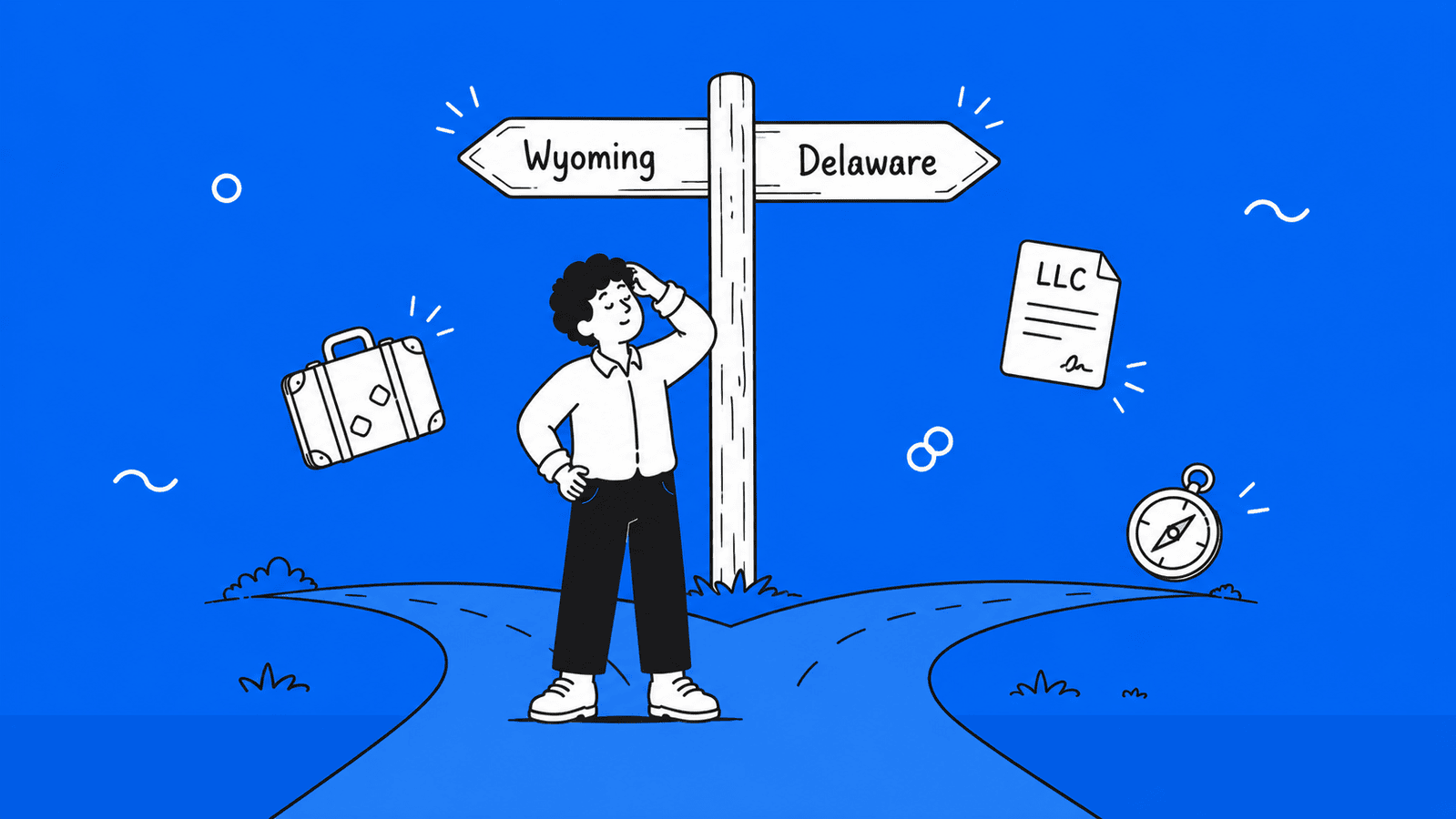 Non-resident entrepreneur choosing between Wyoming and Delaware for LLC formation